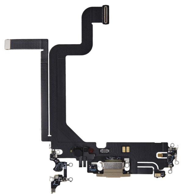 Dock Connector - Gold, for iPhone 14 Pro Max