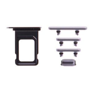 Keyset + Simcard Tray - Purple, For iPhone 14