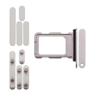 Keyset + Simcard Tray - Grey, For iPhone 16 Pro Max
