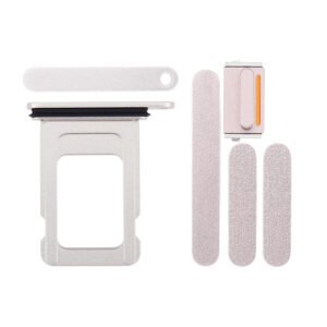 Keyset + Simcard Tray - White, For iPhone 14