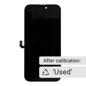 OLED Touchscreen (Refurb soft ) with original Front Flex Cable ('Used on >iOS18), For iPhone 16