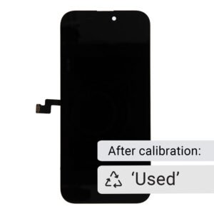 OLED (soft) Touchscreen (Pulled) with original Front Flex Cable ('Used' on >iOS18), For iPhone 16 Pro Max