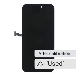 OLED (soft) Touchscreen (Pulled) with original Front Flex Cable ('Used' on >iOS18), For iPhone 14 Pro Max