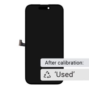 OLED (soft) Touchscreen (Pulled) with original Front Flex Cable ('Used' on >iOS18), For iPhone 15 Pro
